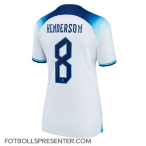 England Jordan Henderson #8 Hemma Matchtröja Dam VM 2022 Kortärmad